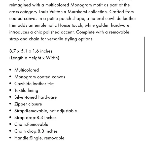 Louis Vuitton Multicolor Murakami Pochette Accessories - Picture 7 of 13